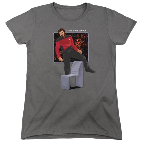 Star Trek - Is This Seat Taken - Women's Short Sleeve Shirt - Small