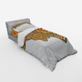thumbnail image 2 of Ambesonne Ethnic Bedding Set 3 Pcs, Paisley Eastern Oriental, Twin, Multicolor, 2 of 2
