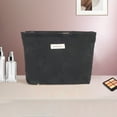 thumbnail image 5 of Unique Bargains 1 Pc Portable Bow Makeup Bag Polyester Black 10.24"x2.17"x7.48"(L*W*H), 5 of 5