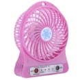 thumbnail image 3 of Ventilador recargable USB, mini ventilador de escritorio, mini ventilador de escritorio portátil, ventilador portátil para coche, uso conveniente, 3 of 8