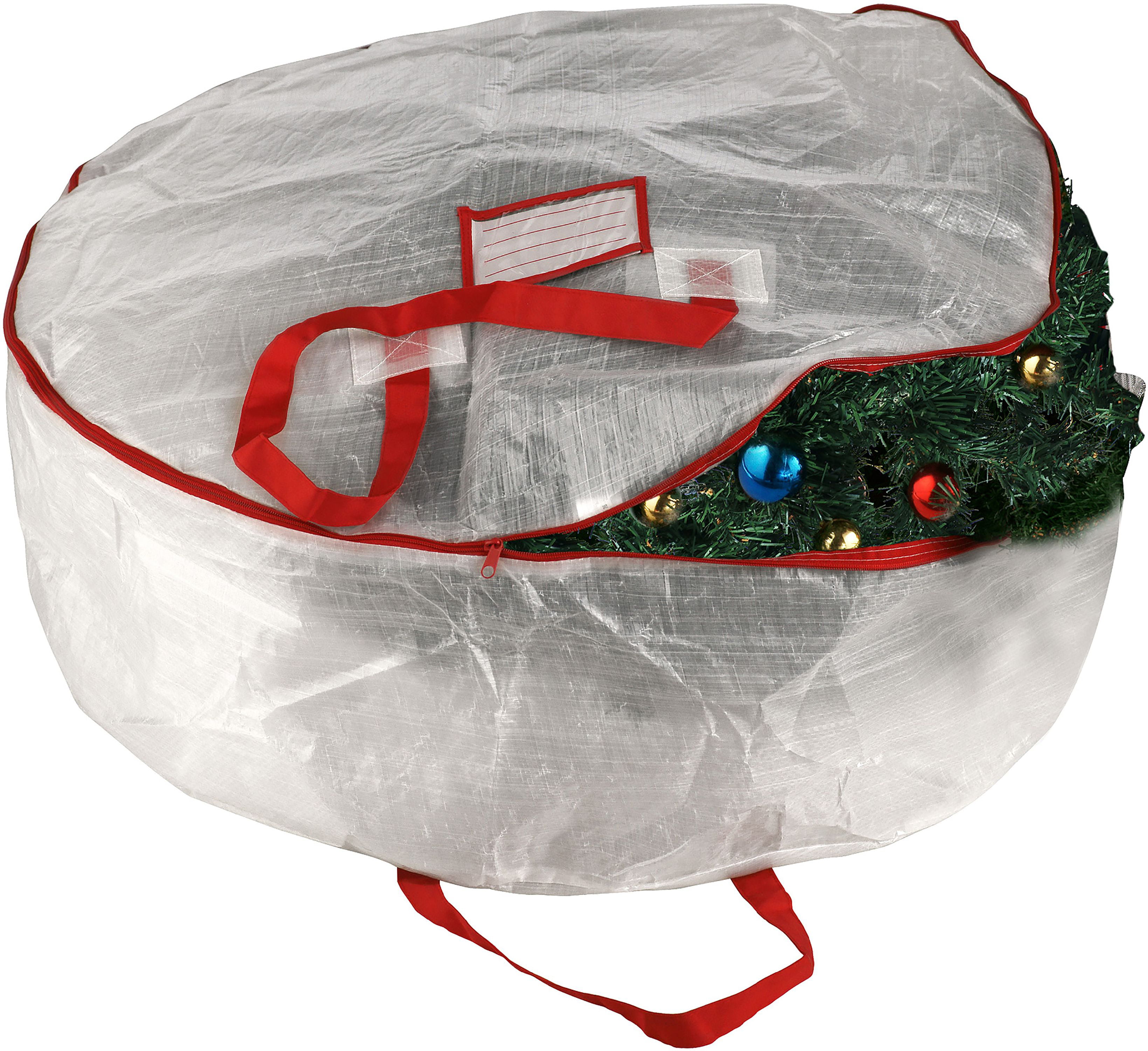 Details about  / Elf Stor Premium Green Holiday Christmas Wreath Storage Bag For 24/" Inch Wreaths