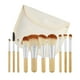 thumbnail image 1 of Brochas de maquillaje TB TOOLS FOR BEAUTY T4B MIMO de bambú tamaño viaje con funda de algodón, 1 of 4