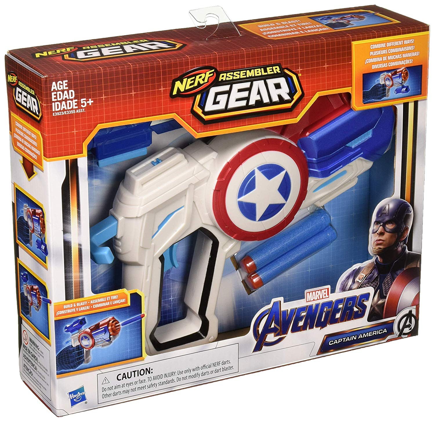 Avengers: Nerf Captain America Assembler Gear -