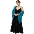 thumbnail image 3 of ORUYROP Châle Foulard Enveloppements Doux Chiffon Dentelle Pashmina pour Robes de Soirée pour occasions Formelles, 3 of 6