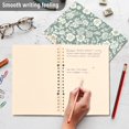 thumbnail image 5 of Haosy Sage Green White Flower Notebooks 1-subject Journal 60 Sheets A5 College Ruled Paper Detachable Ring 8.3"x5.7", 5 of 8