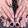thumbnail image 5 of 3 Puntas francesas Presione sobre las uñas Uñas artificiales de almendra Uñas postizas acrílicas para los dedos de los pies, 5 of 5