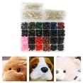 thumbnail image 3 of Ojos y Nariz de Muñeca Artesanal Sunnimix 604 Uds con Arandelas Coloridos, 3 of 4