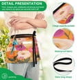 thumbnail image 4 of Yayeee Waist Apron with Pockets for Cooking Waterproof Half Server Aprons, Abstract Floral, 4 of 7