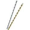 Stars Design Metallic Decorative 8.25" Paper Straws, 10 CT, Gold Silver