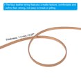thumbnail image 3 of Uxcell Faux Suede Leather Cord, 5mm x 50 Yard Suede Cord for Bracelet Necklace Jewelry Making, Dark Yellow, 3 of 6