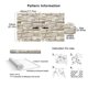 thumbnail image 3 of Decorative Brick Wall Sticker Ideal For Homeowners Living Room Bedroom Size 236.2X17.7 Inch Waterproof 1Roll, 3 of 4