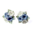 thumbnail image 1 of Porcelain Rose Earrings Vintage Floral Shaped Ceramic Ear Studs Accessories Handmade Earwear Party Jewelry for Women, 1 of 4