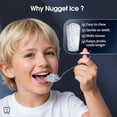 thumbnail image 3 of Countertop Nugget Ice Maker with 2 Water Refill Options, Ready in 7 Mins, 33Lbs/24H Pebble Ice Maker Machine, Self-Cleaning Sonic Ice Makers with Ice Scoop&Basket, for Home/Office (Black), 3 of 7