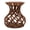 Dark Brown, variant on Jkung 3D Printed Air Plant Holder, Hollow Mesh Vase, Artistic Display Stand, Modern Minimalist Tabletop Decor for Indoor Plants And Home Office