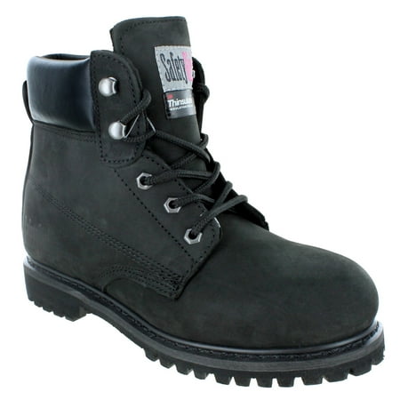 Safety Girl II Insulated Work Boot - Black Steel Toe