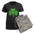 thumbnail image 5 of CafePress - Shamrock Women's Dark Pajamas - Women's Short Sleeve Print T-Shirt and Pants Dark Cotton Pajama Set, 5 of 7