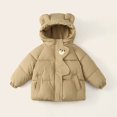 thumbnail image 7 of Shadoumai Girls Winter Coat Warm Padded Hooded Jacket Casual Outerwear for Toddler Kids, 7 of 7