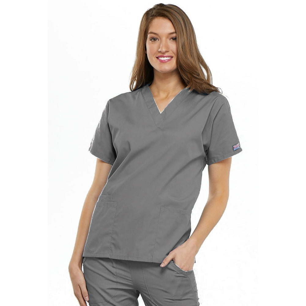 Cherokee Cherokee Workwear Scrubs Top for Women VNeck 4700, XXS
