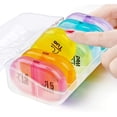 thumbnail image 3 of Billuyoard Organizador de pastillas de 7 días, dispensador portátil de caja de pastillas para personas mayores y adultos Almacenamiento y organización del hogar, 3 of 6