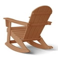 thumbnail image 3 of WestinTrends Malibu Outdoor Patio Porch Rocking Adirondack Chair (Set of 2), Teak, 3 of 16