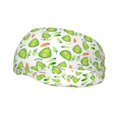 thumbnail image 2 of Uemuo Kawaii Avocado Printed Sports Headbands for Men Women,Moisture Wicking Workout Headband, Sweatband Headbands,Non-slip Workout Gym Yoga Headband, 2 of 9