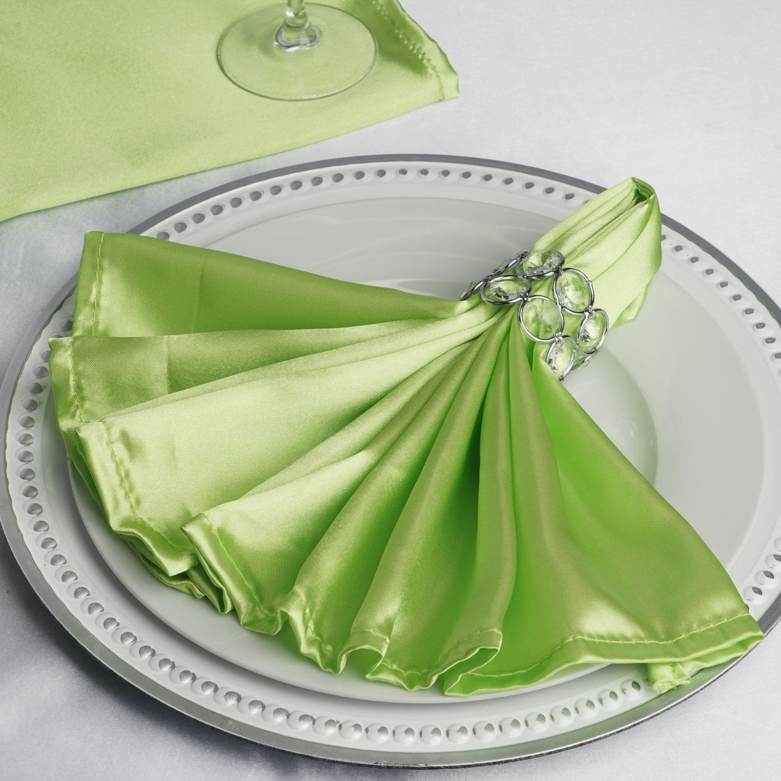 Efavormart Wholesale 25 Premium Washable 20"x20" SATIN Linen Napkins