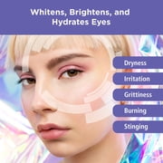 Rohto Optic Glow Whitening & Lubricant Eye Drops, Brightens & Hydrates Eyes, 0.4 fl oz