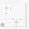 thumbnail image 5 of Bling Craft Cross Necklace for Men 0.43 Ct Round Moissanite Infinity Cross Pendant 14k White Gold Plated 925 Sterling Silver (Color D, VVS1), 5 of 6