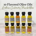 thumbnail image 2 of Thoughtfully Olive Oil Sampler Set 10 Flavored Extra Virgin Olive Oils Variety Pack for Cooking Bread Dipping Pasta Marinade Kitchen Set Hostess Housewarming Gourmet Gift, 2 of 5