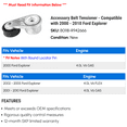 thumbnail image 2 of Accessory Belt Tensioner - Compatible with 2000 - 2010 Ford Explorer 2001 2002 2003 2004 2005 2006 2007 2008 2009, 2 of 2