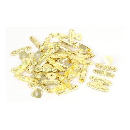 Gift Box Chest Case Lock Buckle Latches Toggle Hasp Gold Tone 20PCS