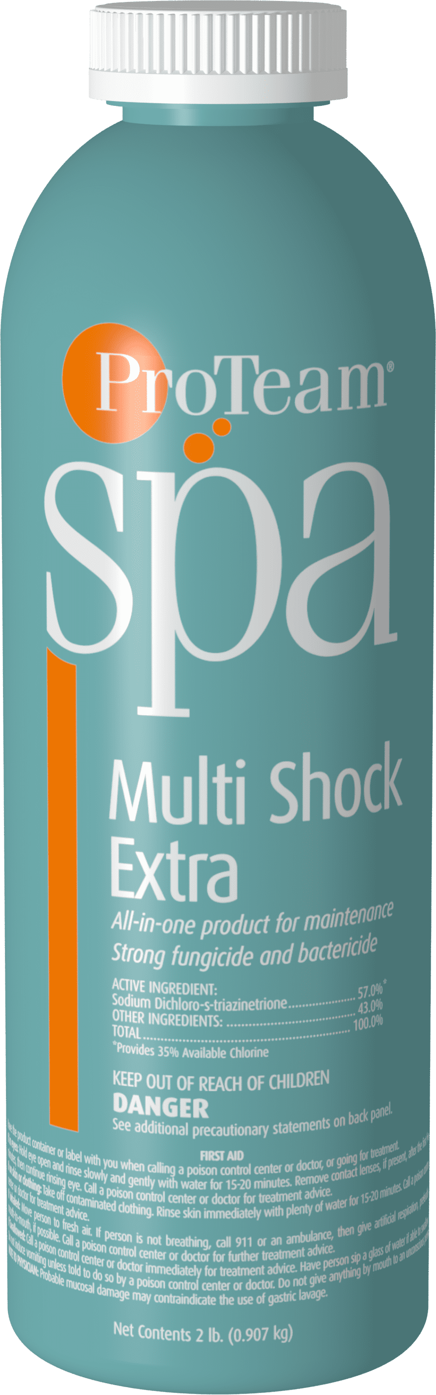 ProTeam Spa Multi Shock Extra Liquid Swimming Pool Shock 2 lb