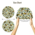 thumbnail image 5 of Kdxio Bees and Flower Pattern Satin Bonnet Silk Bonnet Hair Bonnet for Sleeping Hair Bonnets for Women Curly Natural Hair, 5 of 6
