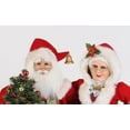 thumbnail image 5 of Karen Didion Lighted Strolling Santa And Mrs. Claus Figurine, 5 of 5
