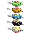 thumbnail image 2 of 4.5cm 11g Ray Frogs Crankbait Lures PVC Frogs Lures Fishing Lures with Double Hook & Blade Blackfish Frogs Baits 5 Color Multicolor, 2 of 4