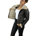 thumbnail image 5 of Women's Sheepskin Coat Brown Beige | Infinity, 5 of 5