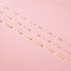 thumbnail image 1 of Collar de plata dulce para mujer, cadena única de clavícula, chapado en oro y plata S925, joyería de plata, 1 of 4
