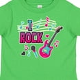 thumbnail image 4 of Inktastic I Rock with Guitar Microphone and Music Notes Boys or Girls Toddler T-Shirt, 4 of 5