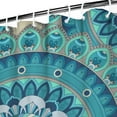 thumbnail image 3 of Waterproof Bohemian Shower Curtain 72x72 Inch Boho Style Polyester Unique Shower Curtain for Bathroom Hotel Home Decor with 12 Plastic Hooks, 3 of 5