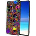 thumbnail image 1 of Compatible with Samsung Galaxy S22 Ultra Phone Case, Abstract-Psychedelia-Hippie-45 Case Silicone Protective for Teen Girl Boy Case for Samsung Galaxy S22 Ultra, 1 of 1