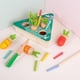 thumbnail image 4 of Juguete de Montessori, Juguete de Zanahoria Gusanos, de Clasificación Rompecabezas de Navidad para Bebés CUTICAT juegos de atrapar insectos, 4 of 7