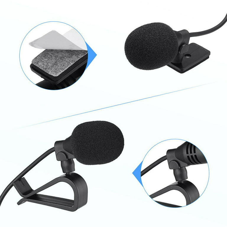 Microphone Externe Micro 3.5mm-Jack Stéréo for Voiture Radio Cellule  Téléphone
