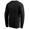 thumbnail image 3 of Men's Black Chicago Bulls Primary Team Logo Long Sleeve T-Shirt, 3 of 3