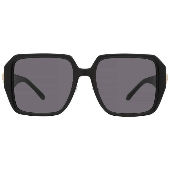 Versace Dark Grey Square Ladies Sunglasses VE4472D GB1/87 56