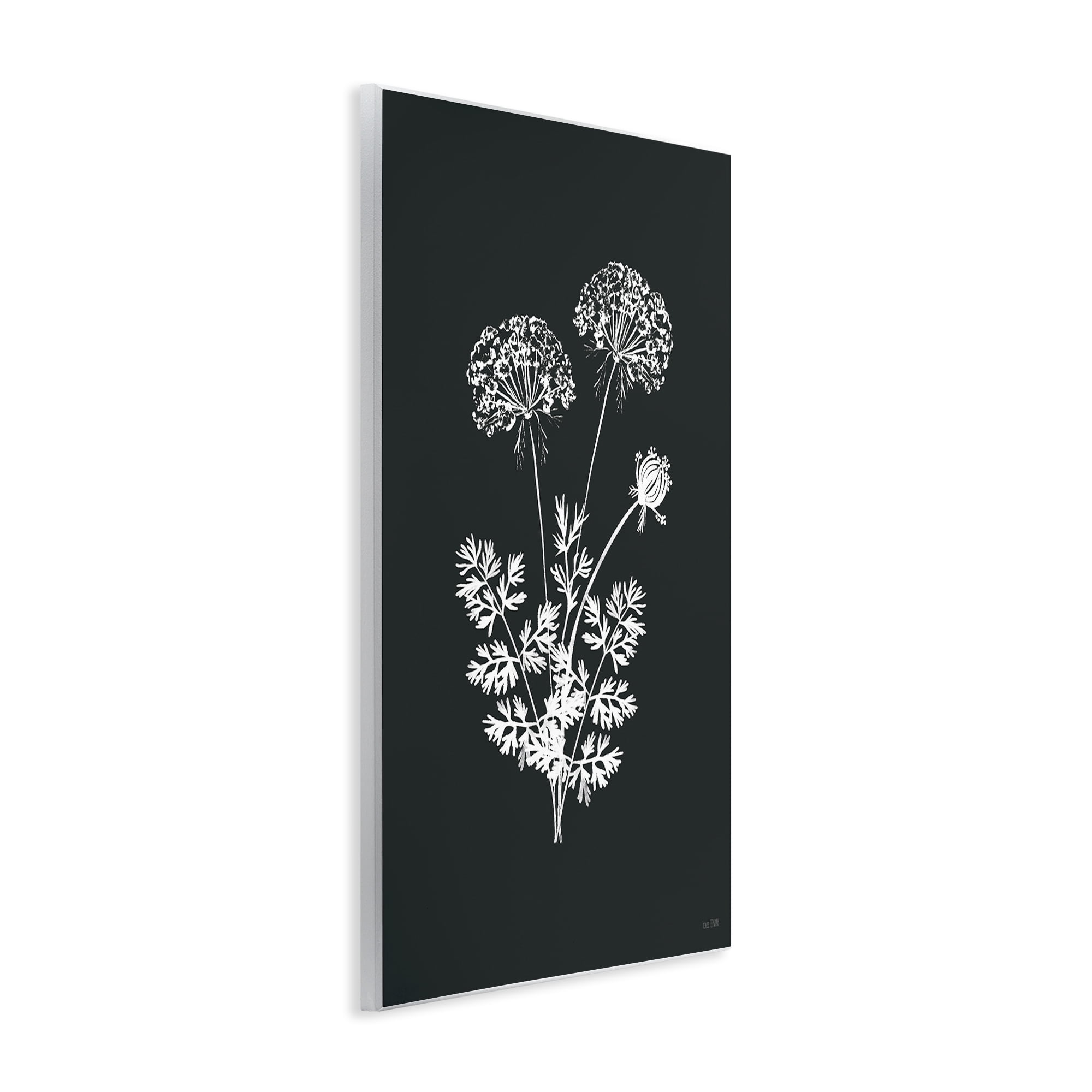 Stupell Industries Black Herb Bunches Botanical & Floral Painting Unframed Art Print Wall Art, 13 x 19