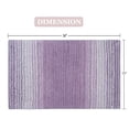 thumbnail image 3 of Home Weavers 100% Cotton Gradation Collection Bathroom Decore | Washable Rug | Bathroom Mat | Kitchen Rug | Bathroom Rug Set | Bath Mat Set | Bath Floor Mat Non Slip, 21"x34", Purple, 3 of 7