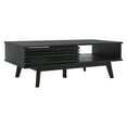 thumbnail image 3 of SAFAVIEH Rori Mid-Century Solid 2 Shelf Coffee Table, Black, 3 of 12