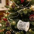 thumbnail image 7 of Christmas Bead Garland, Flexible Plastic Pearl Beaded String, Shiny Ball Bead Chain Ornament for Christmas Tree, Fireplace Mantle, Wreath, Holiday Home Decor, Party Display & DIY Craft Projects, 7 of 7