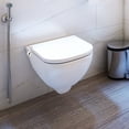 thumbnail image 3 of LOVEVER Toilet Handle 2pcs Side Mount Toilet Tank Lever Handles Flush Replacement 8.66”X3.74”X1.18”, 3 of 9
