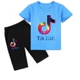 thumbnail image 2 of Bzdaisy TikTok Short Sleeve T-Shirt & Shorts Set - Trendy Dancewear for Kids | Comfy and Stylish | Perfect for TikTok Fans and Young Dancers, 2 of 4